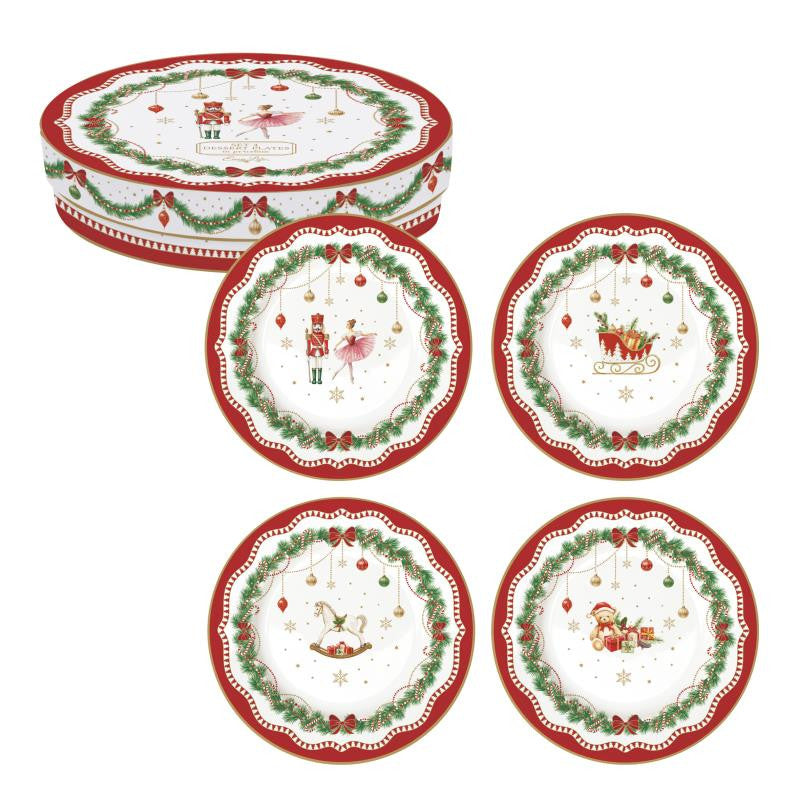 Kerst, servies, Easylife, magie de Noël, ontbijtbord,