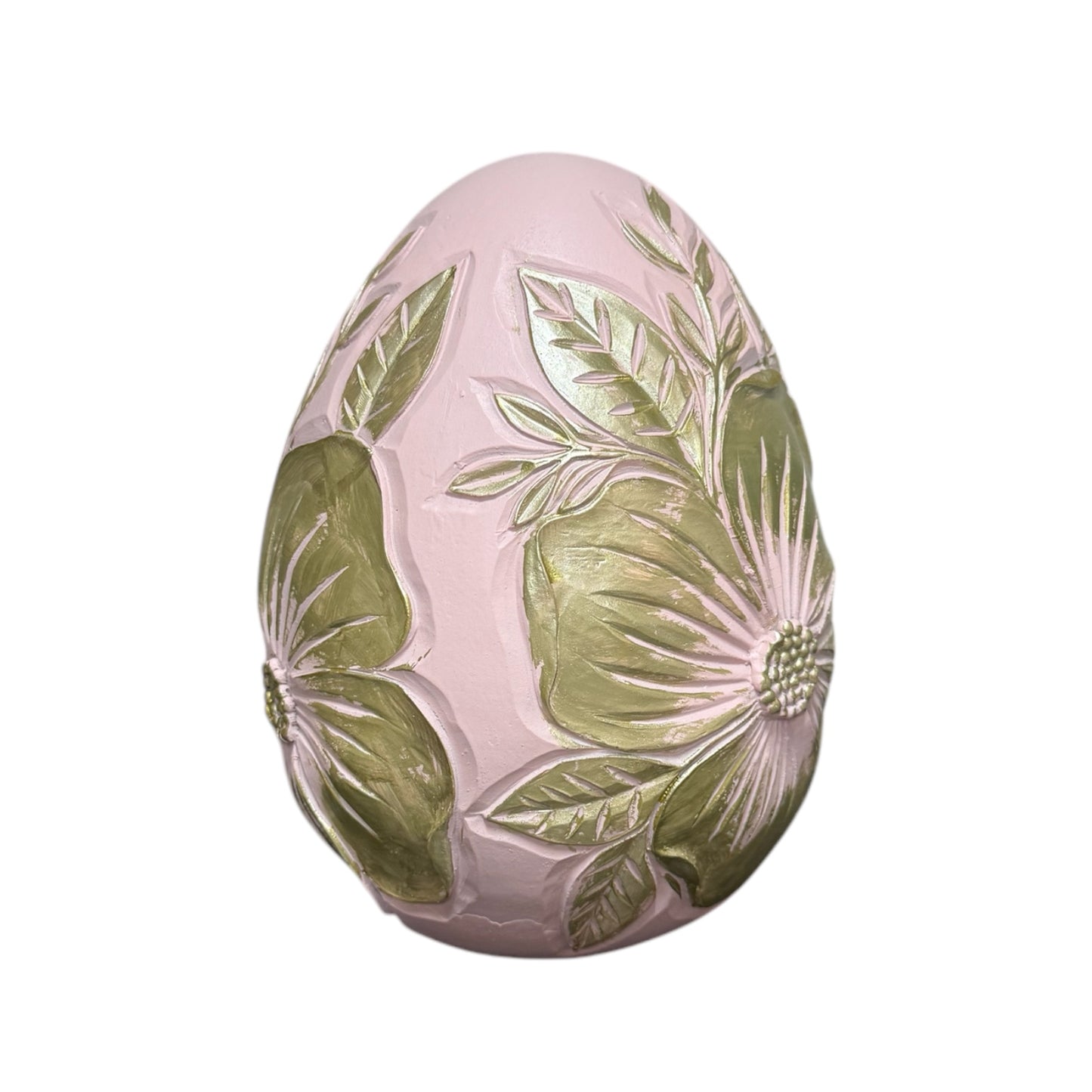 Decoratie ei roze goud 20cm
