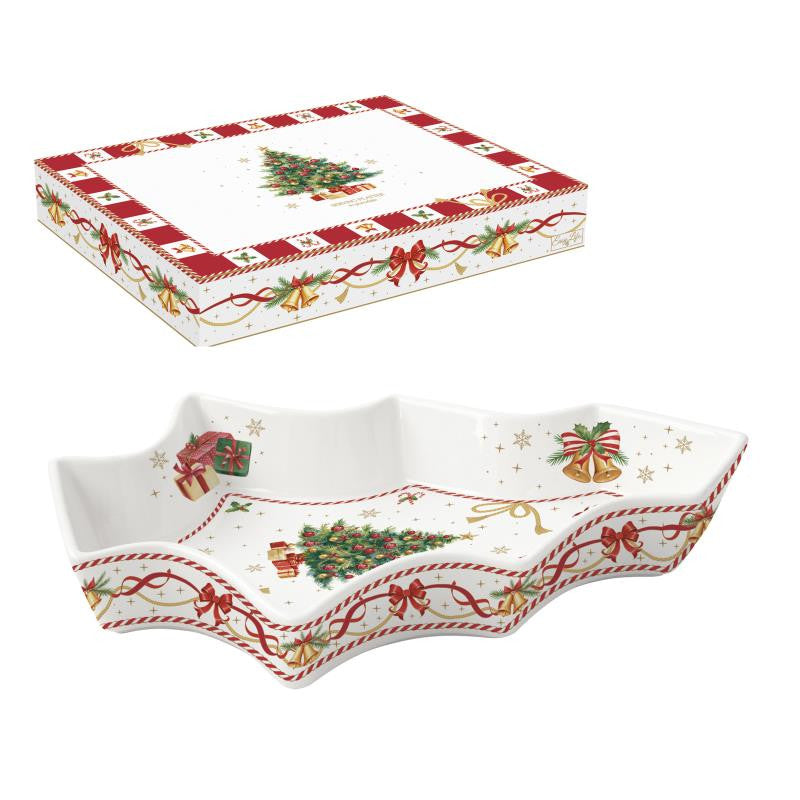 Serveerschaal 28,5x21,5cm - Christmas Tale