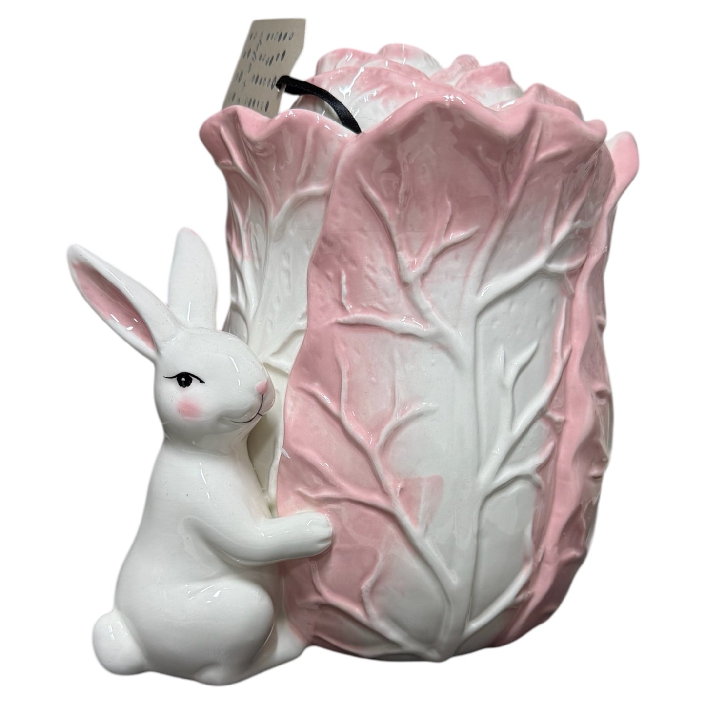 Voorraadpot konijn roze kool 20cm