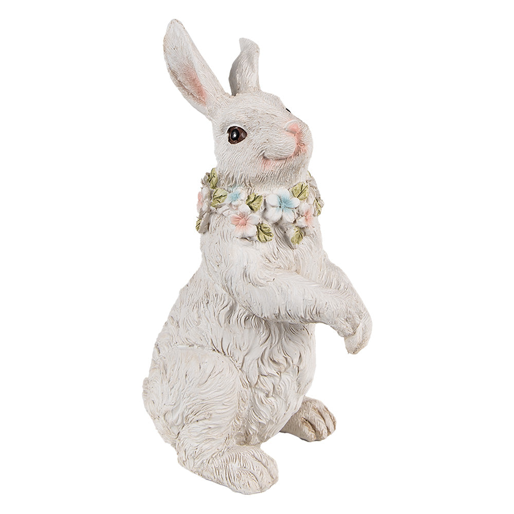 Beeld Konijn Wit 20cm - Clayre & Eef