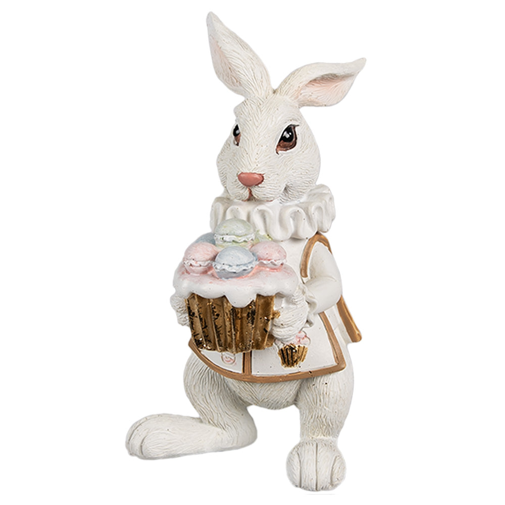 Konijn Wit Macarons 30cm - Clayre & Eef