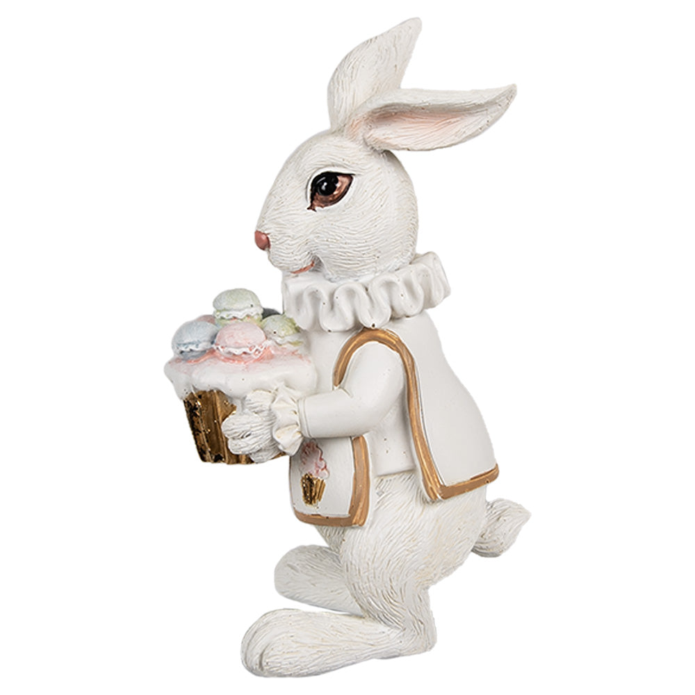 Konijn Wit Macarons 30cm - Clayre & Eef