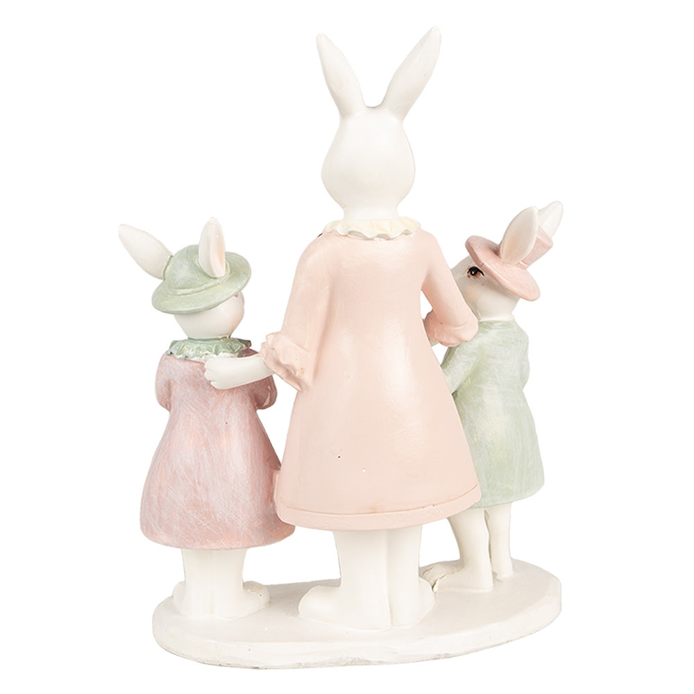Pastel Gezin Konijnen 21cm - Clayre & Eef