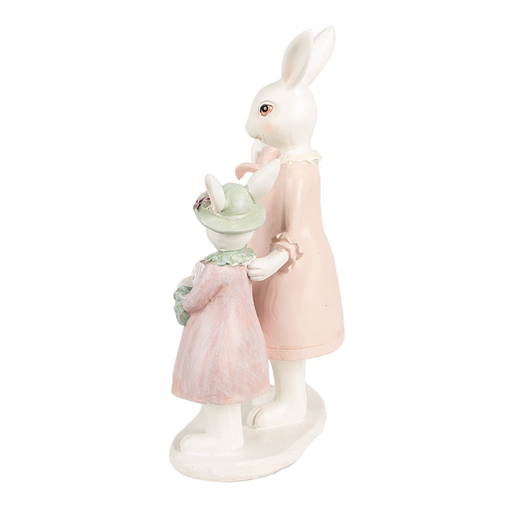 Pastel Gezin Konijnen 21cm - Clayre & Eef