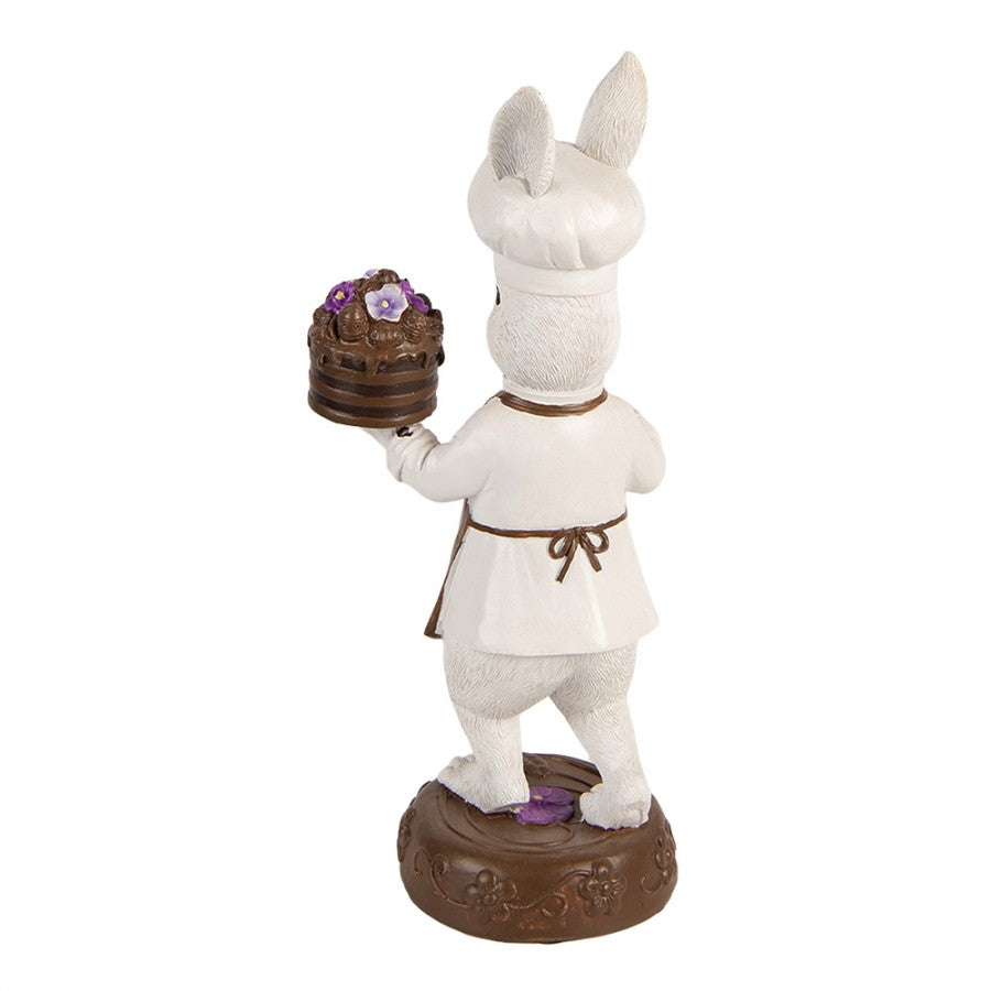 Decoratie konijn kok 32cm - Clayre & Eef