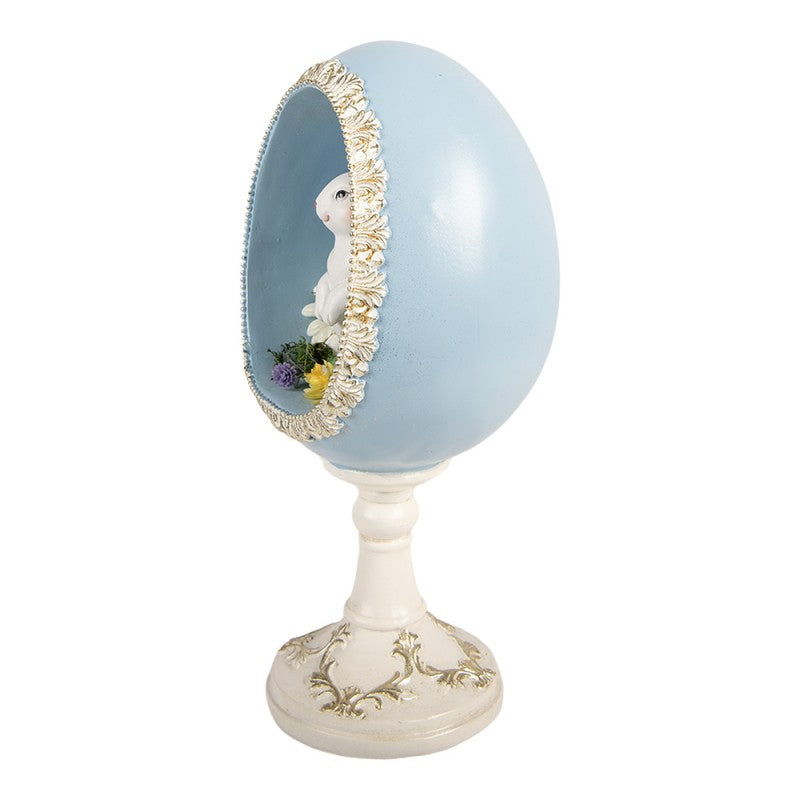 Decoratie ei open met konijn 28cm - Clayre & Eef
