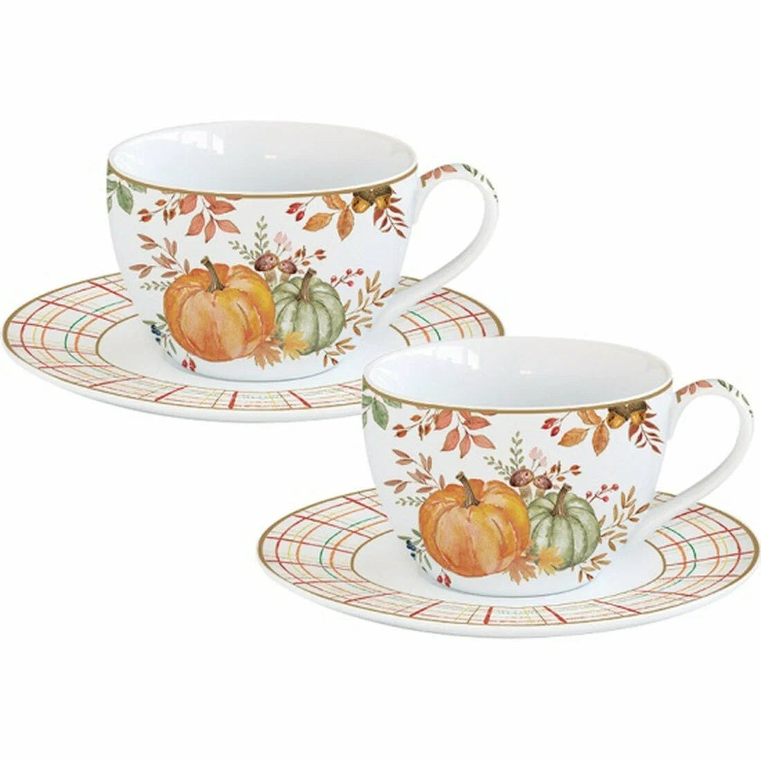 Kop en schotel 110ml 2 st - Harvest