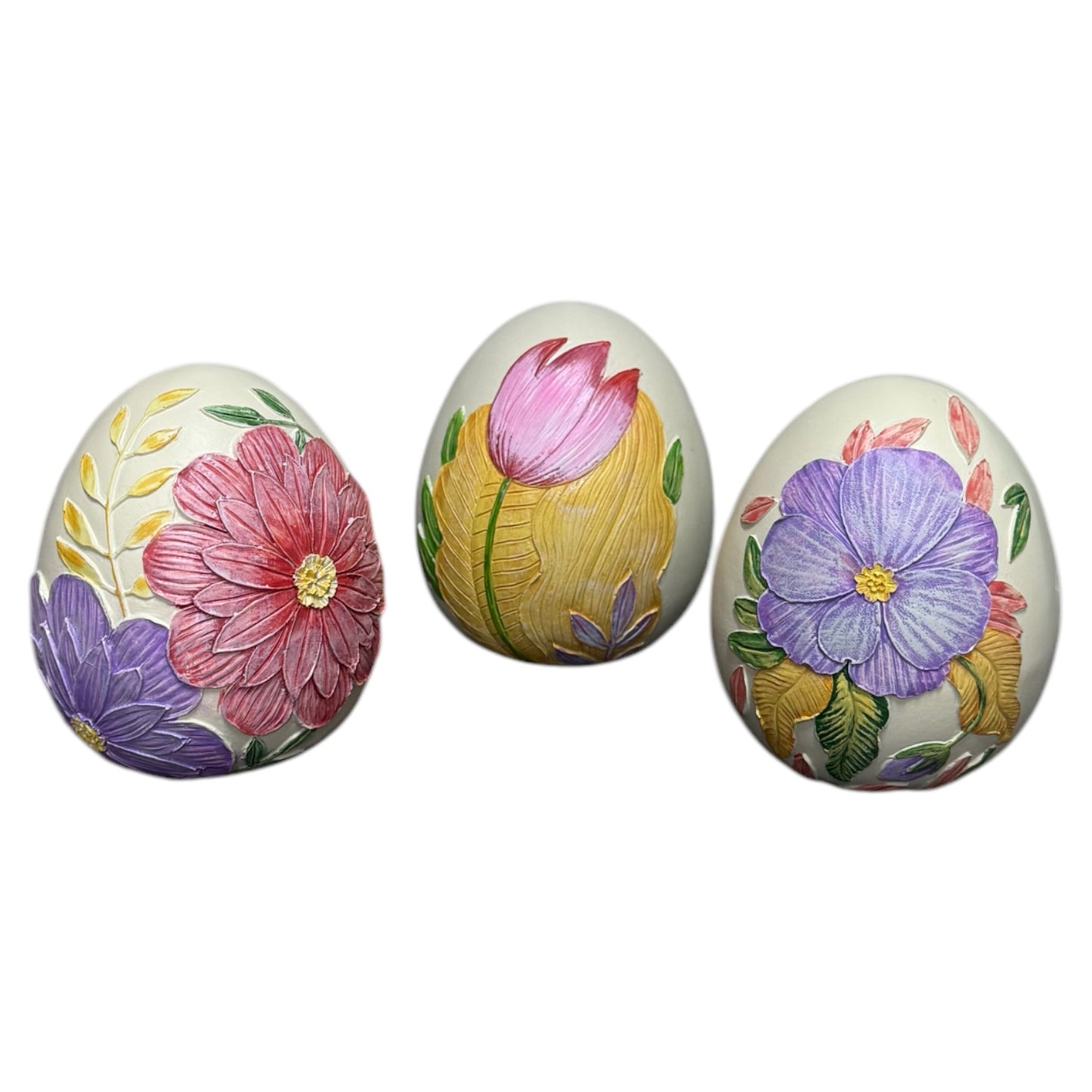 Set 3 decoratie eieren 12cm