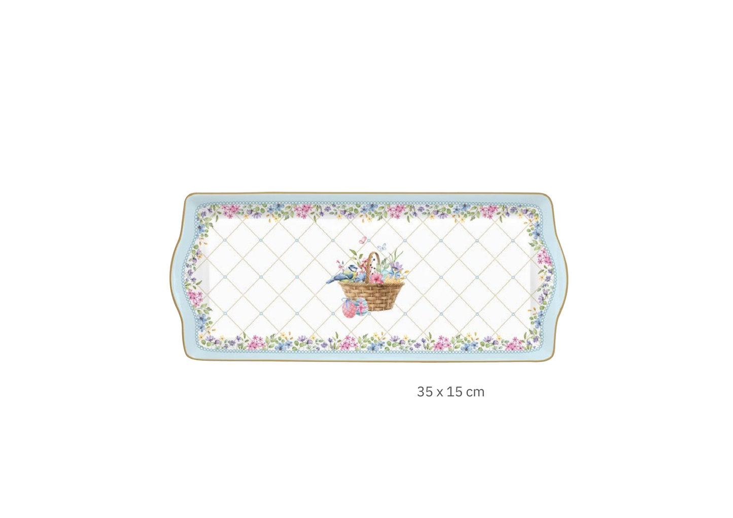 Cakebord 35 x 15cm - Spring Bloom