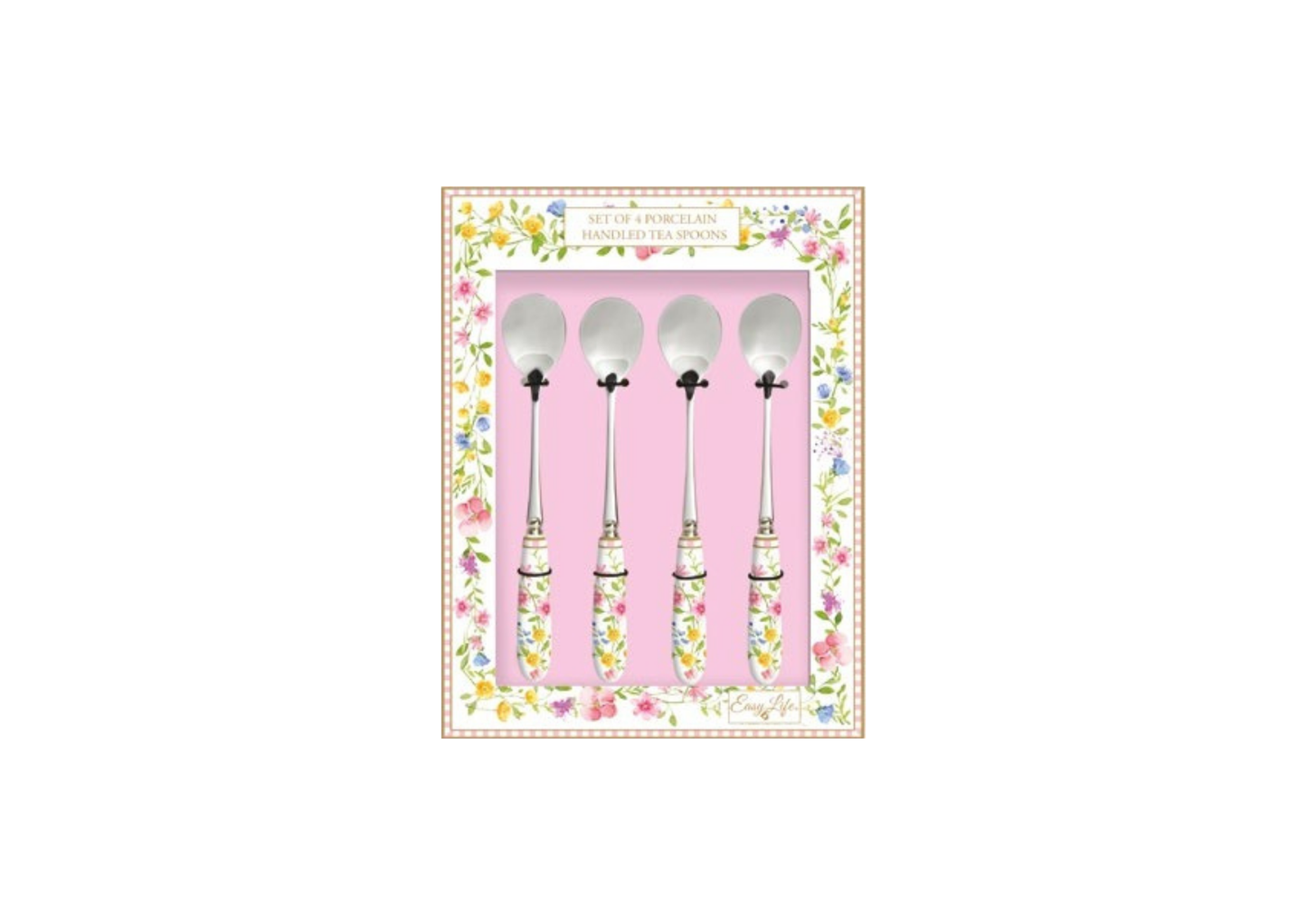Set 4 theelepels - happy Easter