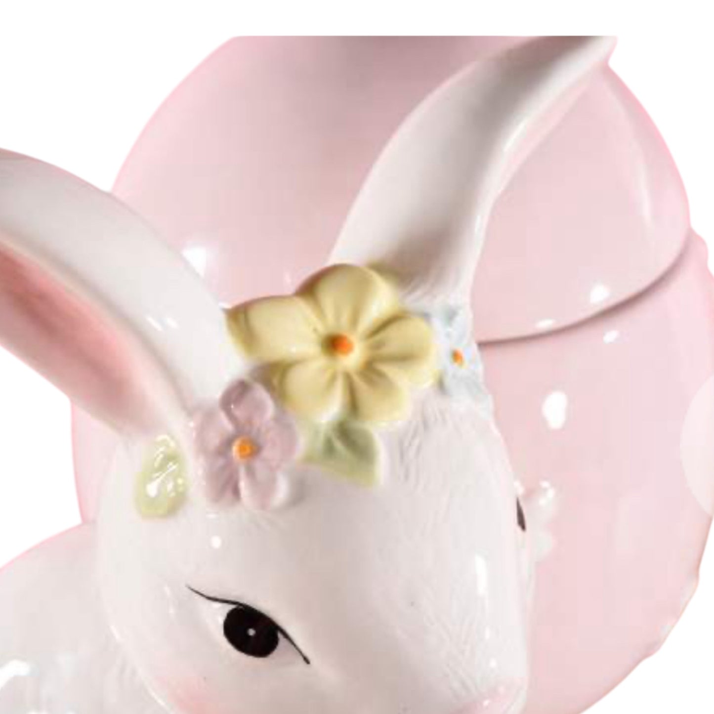 Voorraadpot konijn roze