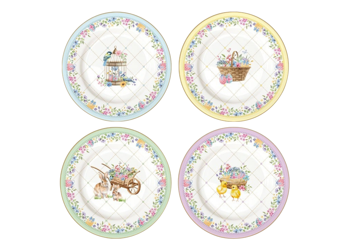 Borden 19cm set 4 - Spring Bloom