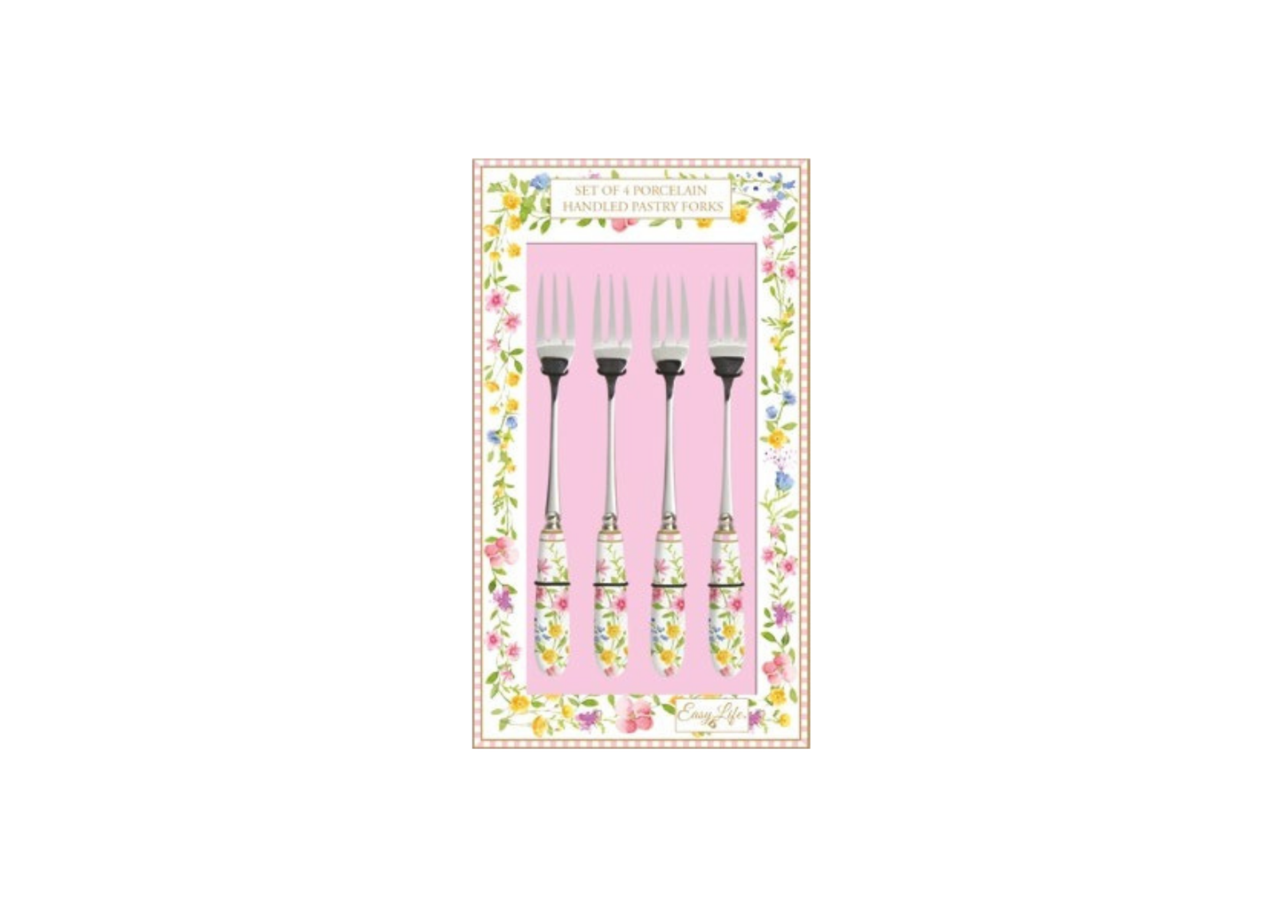 Set 4 Gebaksvorkjes - Happy Easter