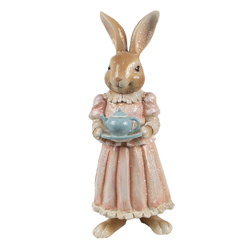 Decoratie konijn theepot 26cm - Clayre & Eef
