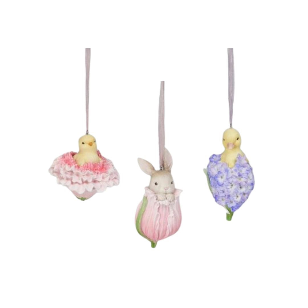 Hangers Dieren in Bloem 9cm - Goodwill