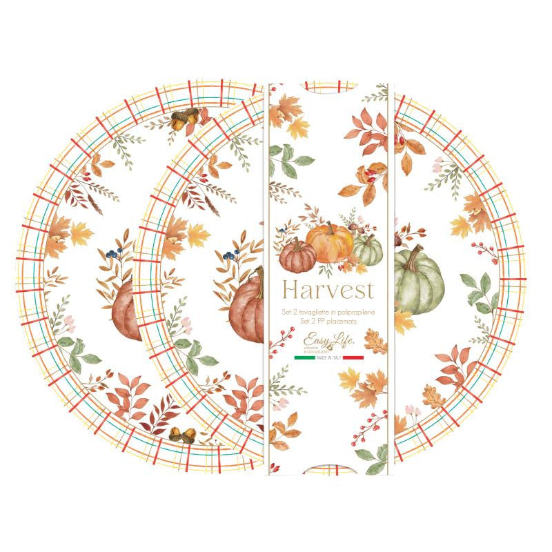 Placemats 2st Ø34,5 cm - Harvest