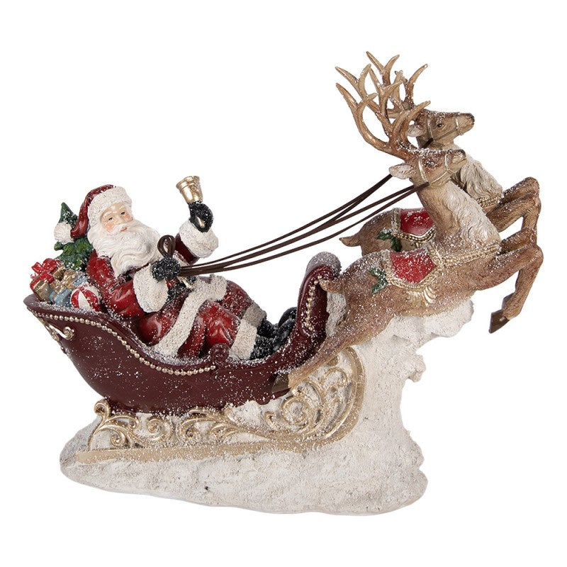 Decoratie kerst slee - Clayre & Eef