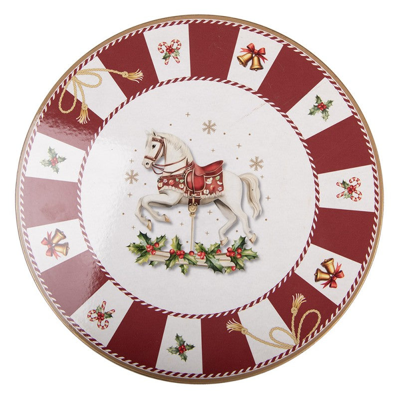 Taartplateau hobbelpaard 22cm - Clayre & Eef