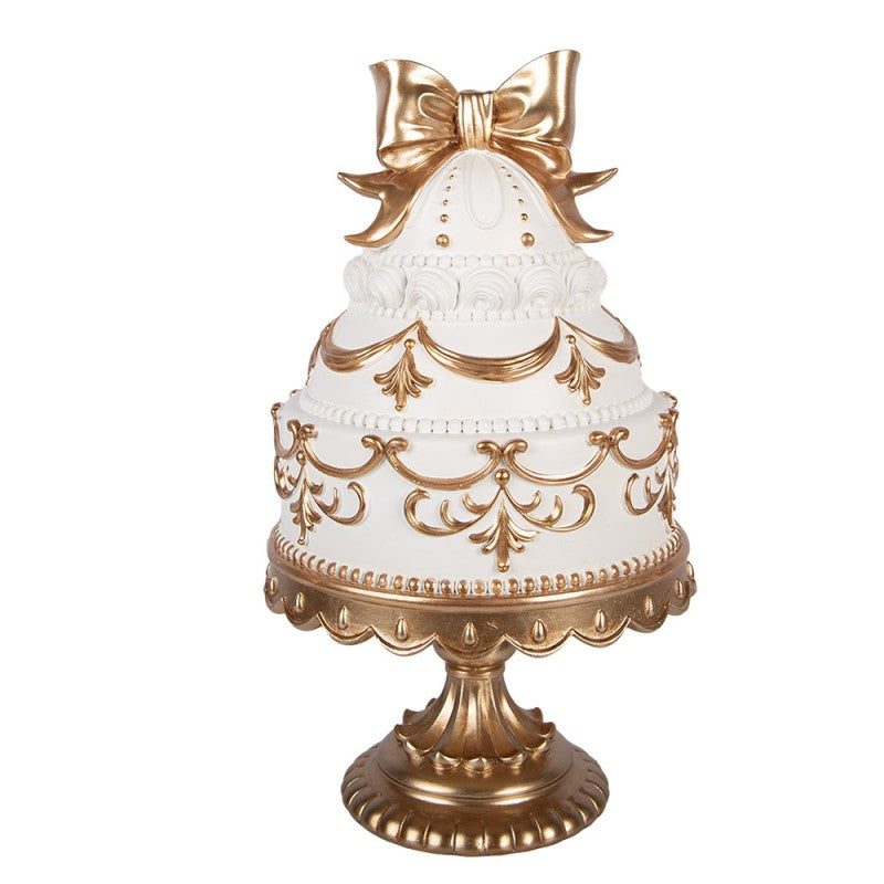 Decoratie Taart wit - Clayre & Eef