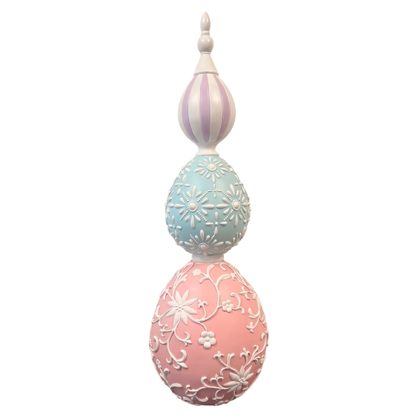 Decoratie toren eieren 90cm