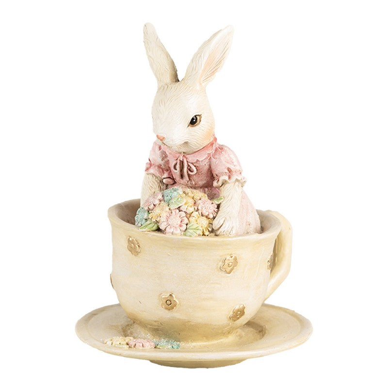 Kopje, Geel, Bloemen, Clayre&Eef