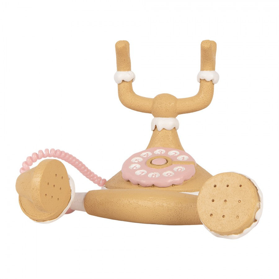 Clayre & Eef Gingerbread Telefoon Pastel