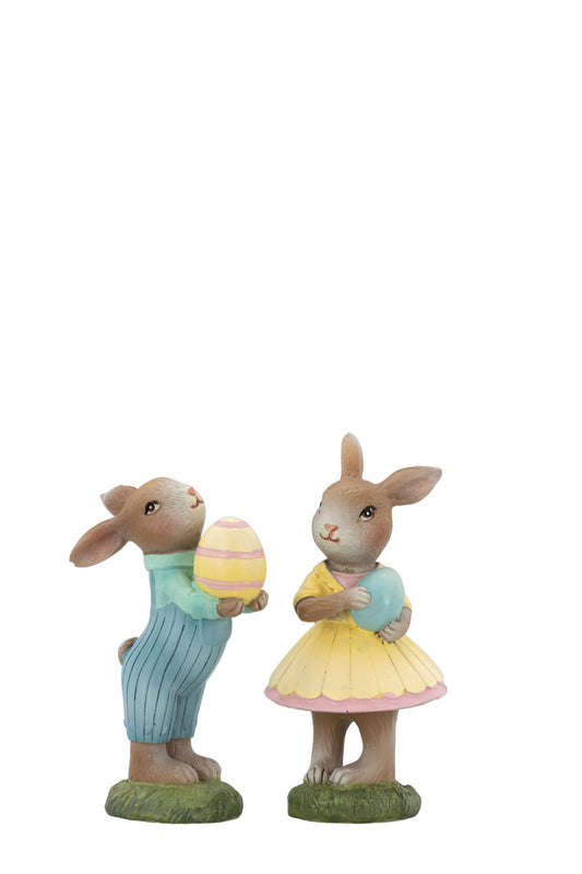 Set Beeldjes Konijnenkinderen