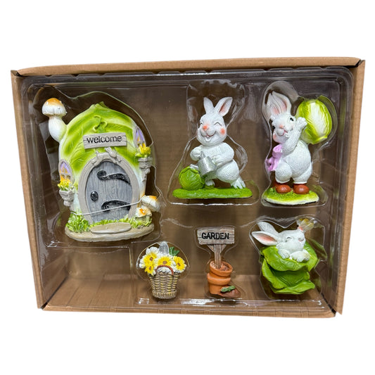 Miniaturen set konijntjes