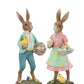 Set Beeldjes Konijnenpaar 12cm
