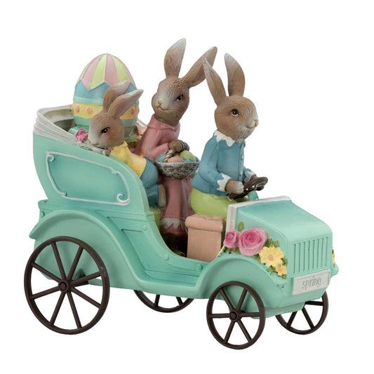 Konijnen in Auto
