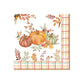 Servetten 12st. 33X33cm  - Harvest