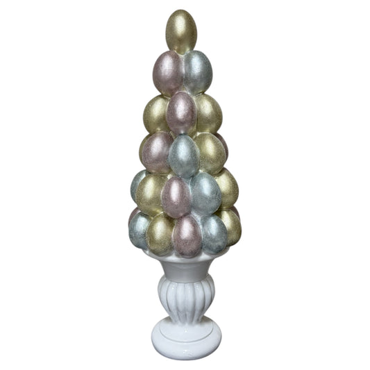 Toren eieren metallic 41cm