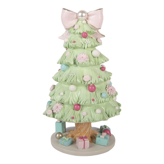 Clayre & Eef Muziekdoos Kerstboom Ø 13x23 cm