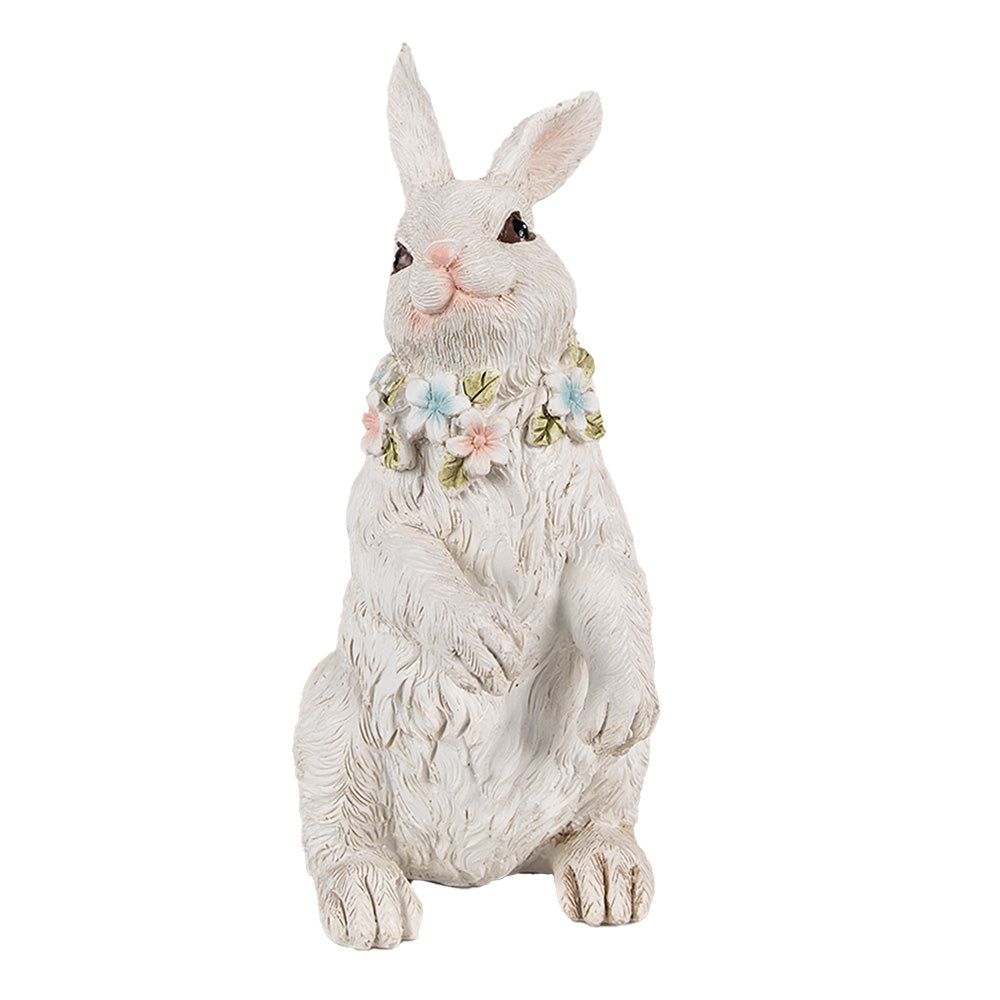 Beeld Konijn Wit 20cm - Clayre & Eef