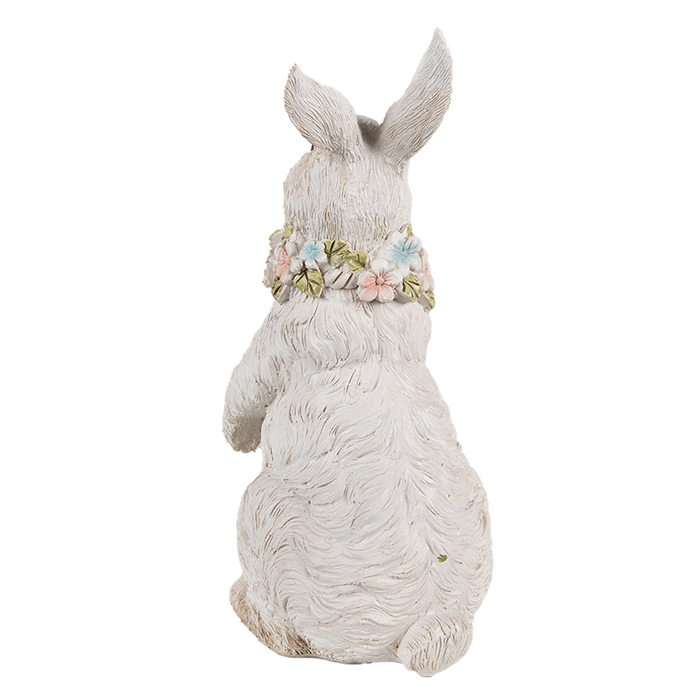 Beeld Konijn Wit 20cm - Clayre & Eef