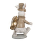 Konijn Beige Klok 14cm - Clayre & Eef