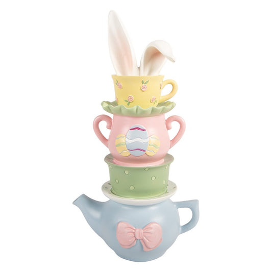 Paasdecoratie theepot 30cm - Clayre & Eef
