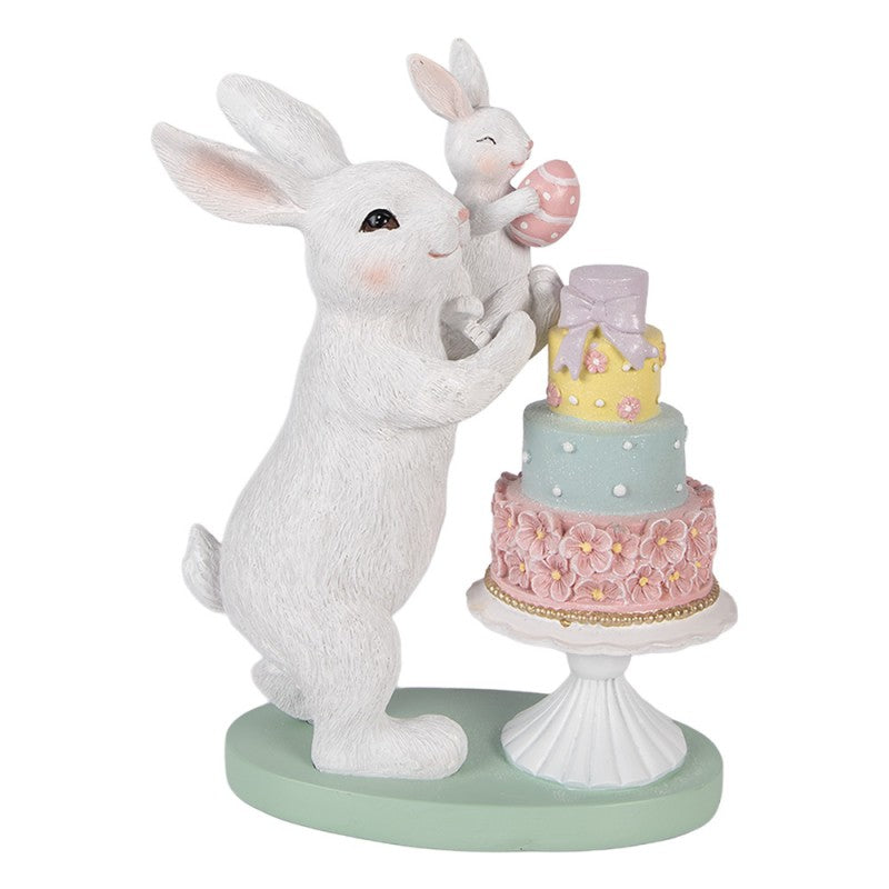Decoratie konijntjes bij taart 27cm - Clayre & Eef