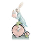 Decoratie konijn op fiets 46cm - Clayre & Eef