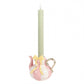 Kandelaar theepot roze 11cm - Clayre & Eef