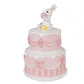 Decoratie taartje konijn roze 28cm - Clayre & Eef