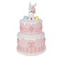 Decoratie taartje konijn roze 28cm - Clayre & Eef