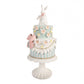 Decoratie taart blauw 2 konijntjes 45cm - Clayre & Eef