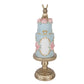 Decoratie taart konijn blauw 37cm - Clayre & Eef