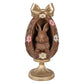 Decoratie ei chocolade konijn 26cm - Clayre & Eef