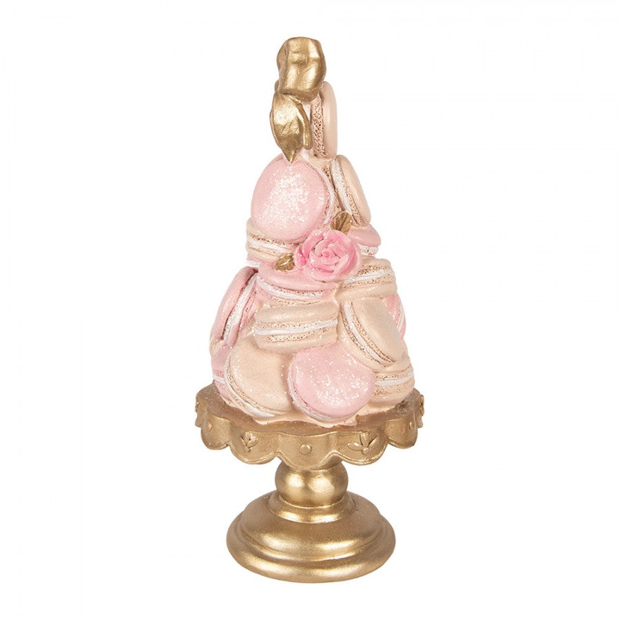 Decoratie taart roze macarons 29cm - Clayre & Eef