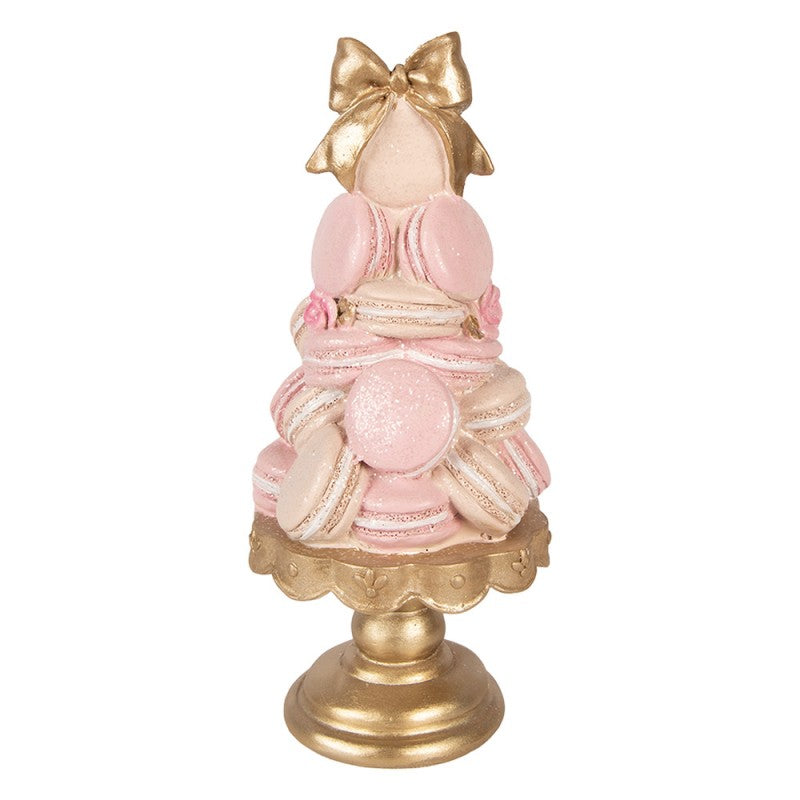 Decoratie taart roze macarons 29cm - Clayre & Eef