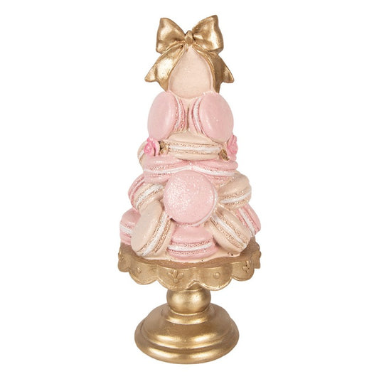 Decoratie taart roze macarons 29cm - Clayre & Eef