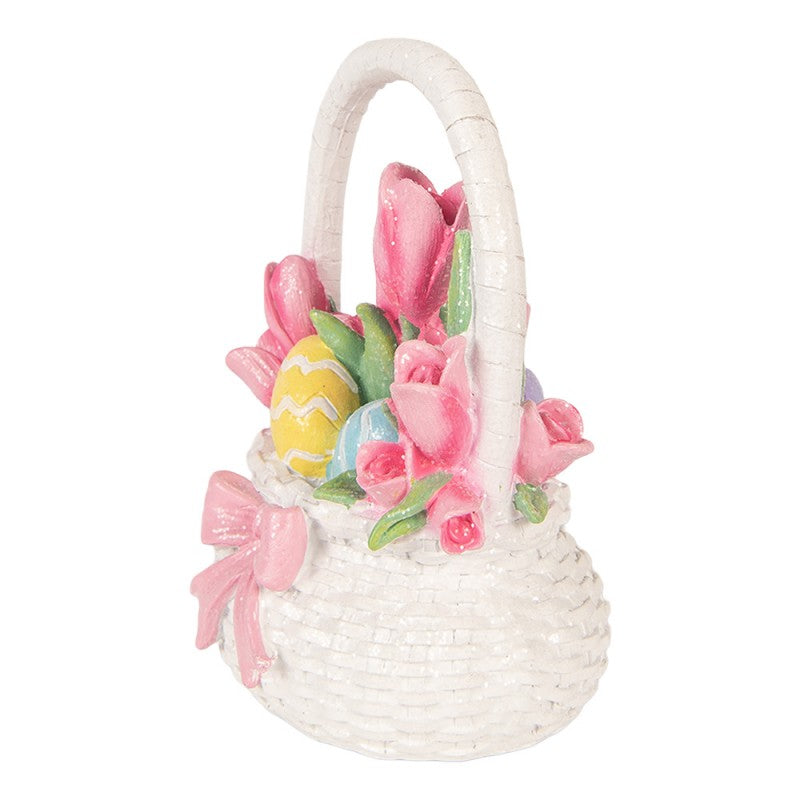 Decoratie paasmandje 18cm - Clayre & Eef